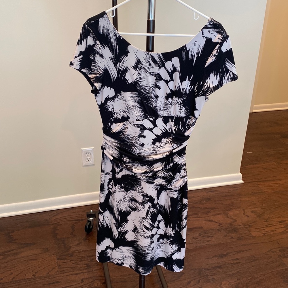 Max and Cleo black and white dress size 6.